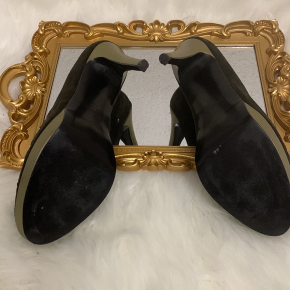 🌟Victoria's Secret (Colin Stuart) Brown Suede Platform Heel - Embellished - Picture 4 of 6